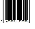 Barcode Image for UPC code 0403363220786