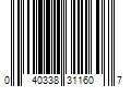 Barcode Image for UPC code 040338311607