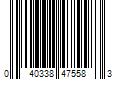 Barcode Image for UPC code 040338475583