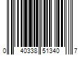 Barcode Image for UPC code 040338513407