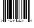 Barcode Image for UPC code 040344262115