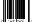 Barcode Image for UPC code 040354000073