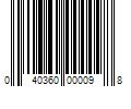 Barcode Image for UPC code 040360000098