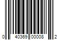 Barcode Image for UPC code 040369000082