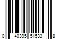 Barcode Image for UPC code 040395515338. Product Name: Hillman 1-1/4 x 1-1/4 x 3' Plated Angle