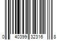 Barcode Image for UPC code 040399323168