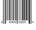 Barcode Image for UPC code 040400332004