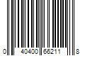 Barcode Image for UPC code 040400662118