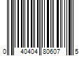 Barcode Image for UPC code 040404806075