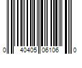 Barcode Image for UPC code 040405061060