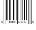 Barcode Image for UPC code 040405636060