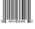 Barcode Image for UPC code 040414364060