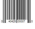 Barcode Image for UPC code 040425000070