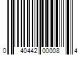 Barcode Image for UPC code 040442000084