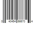 Barcode Image for UPC code 040454666704