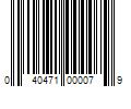 Barcode Image for UPC code 040471000079