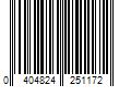 Barcode Image for UPC code 0404824251172