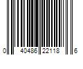 Barcode Image for UPC code 040486221186