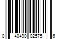 Barcode Image for UPC code 040490025756