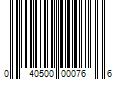 Barcode Image for UPC code 040500000766