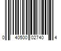 Barcode Image for UPC code 040500027404