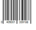 Barcode Image for UPC code 0405001339188