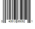 Barcode Image for UPC code 040513650521