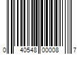 Barcode Image for UPC code 040548000087