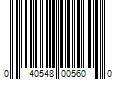 Barcode Image for UPC code 040548005600