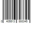 Barcode Image for UPC code 0405513893345