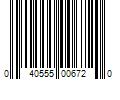 Barcode Image for UPC code 040555006720