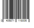 Barcode Image for UPC code 0405871118005