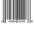 Barcode Image for UPC code 040594000086