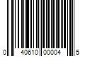 Barcode Image for UPC code 040610000045