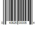 Barcode Image for UPC code 040625000054