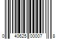 Barcode Image for UPC code 040625000078