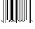 Barcode Image for UPC code 040630000063