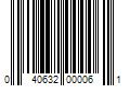 Barcode Image for UPC code 040632000061