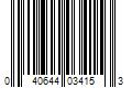 Barcode Image for UPC code 040644034153