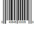 Barcode Image for UPC code 040645000058