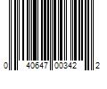 Barcode Image for UPC code 040647003422