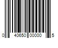 Barcode Image for UPC code 040650000005