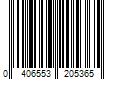 Barcode Image for UPC code 0406553205365