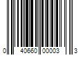 Barcode Image for UPC code 040660000033