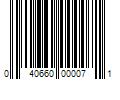 Barcode Image for UPC code 040660000071