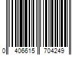 Barcode Image for UPC code 0406615704249