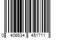 Barcode Image for UPC code 0406634451711