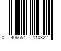 Barcode Image for UPC code 0406654110322