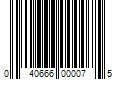 Barcode Image for UPC code 040666000075