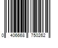 Barcode Image for UPC code 0406668750262